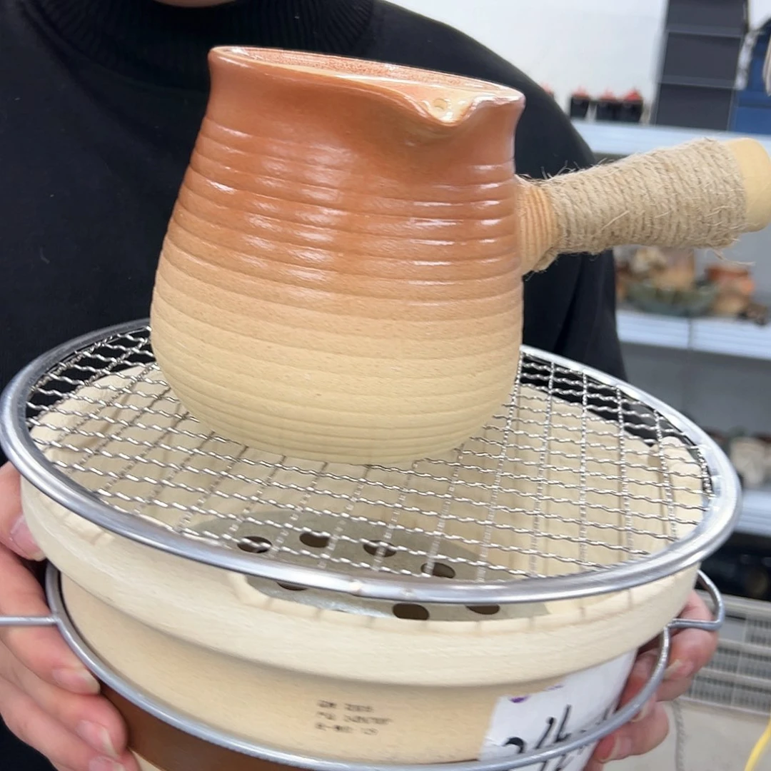 陶炉陶炉陶炉陶炉陶炉陶炉陶炉炉口24cm罐罐约1000ml