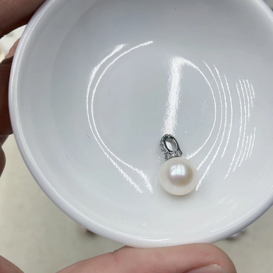 淡水珍珠吊坠(不含链)未镶嵌明***好15