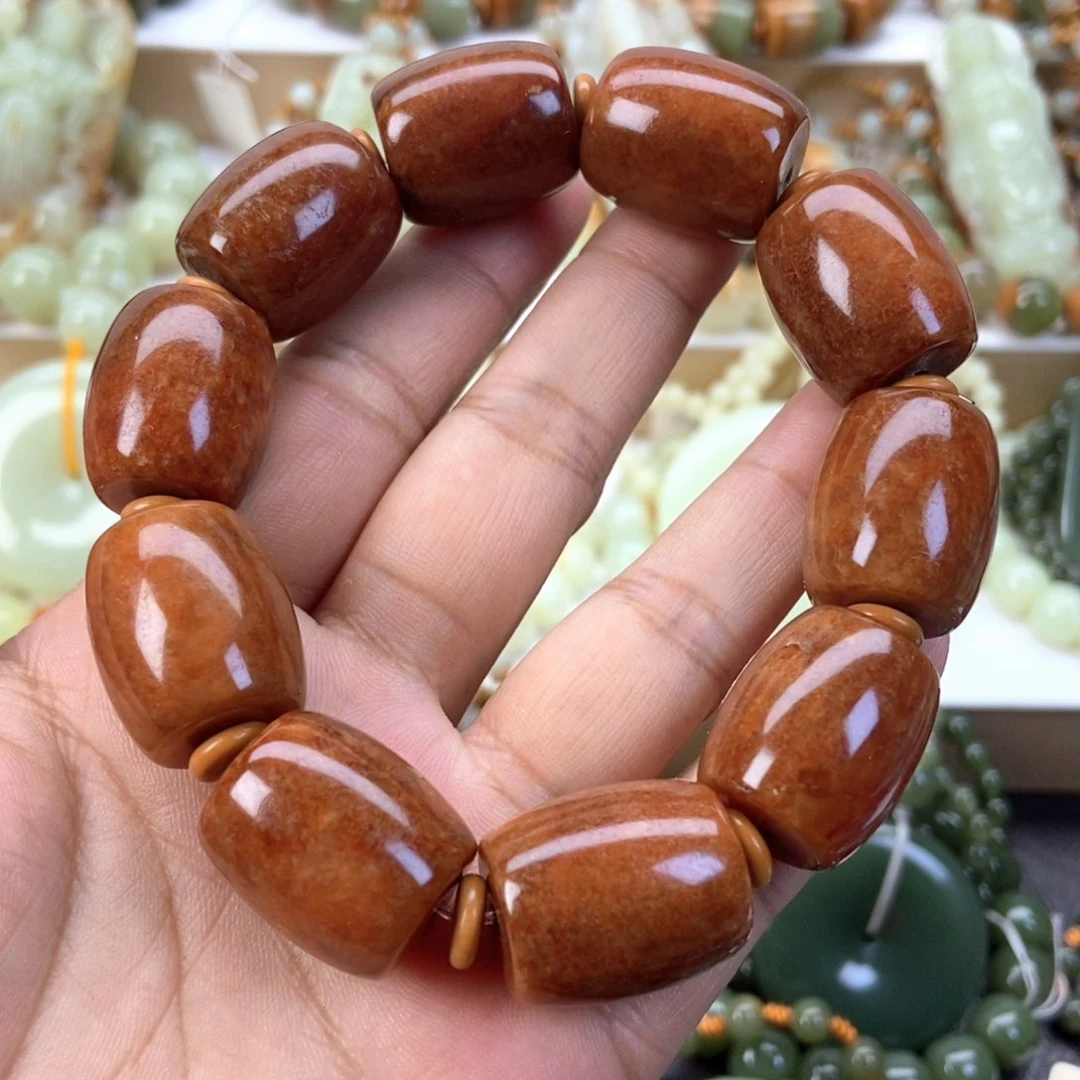 透闪石质玉手串未镶嵌