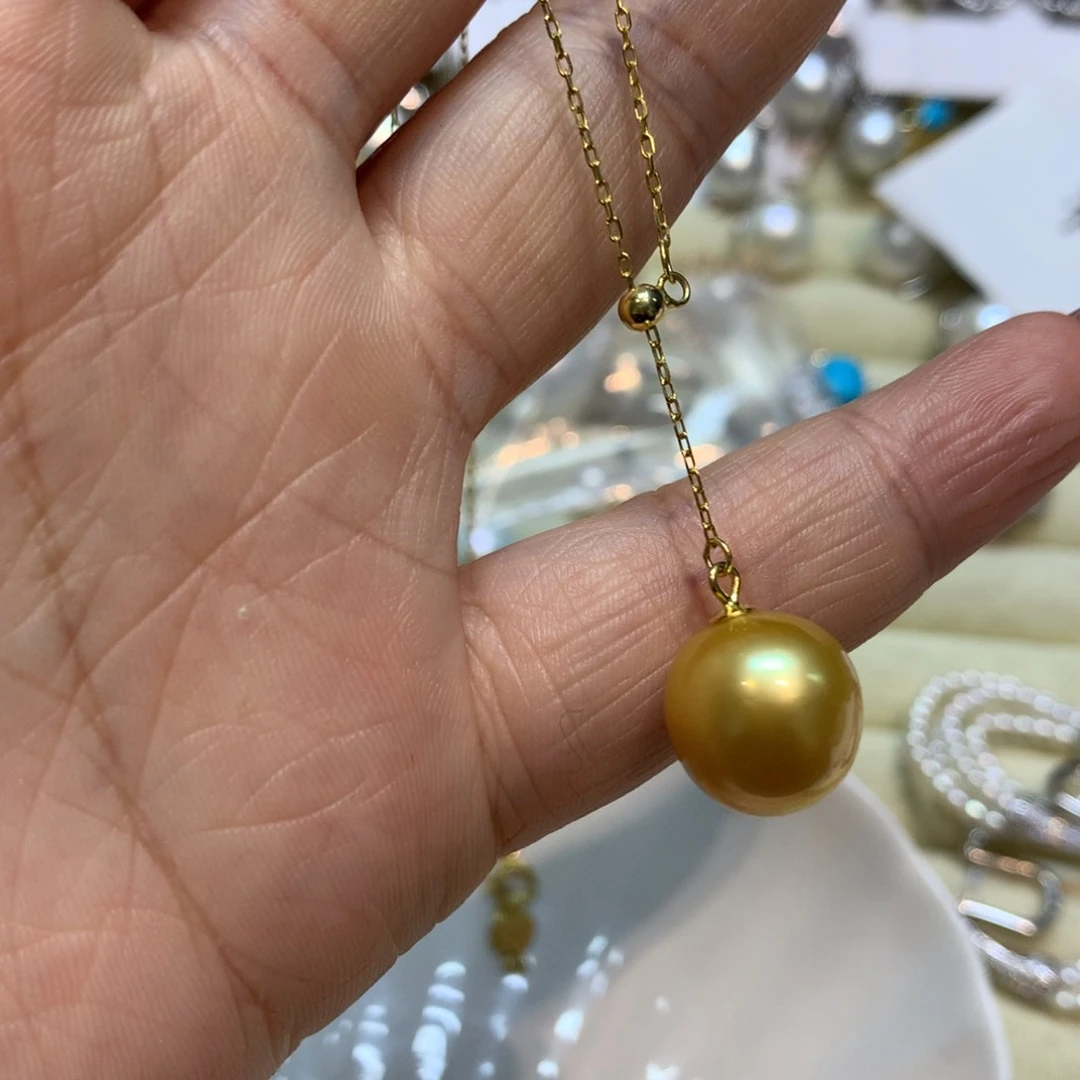 海水珍珠颈饰银S925镶嵌