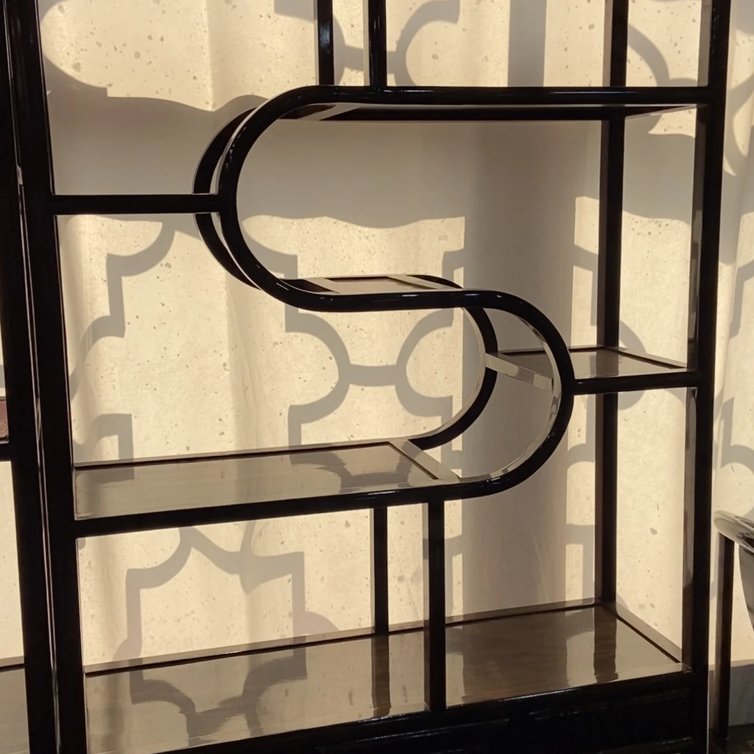 楠木我*叔博古架一套1.98米