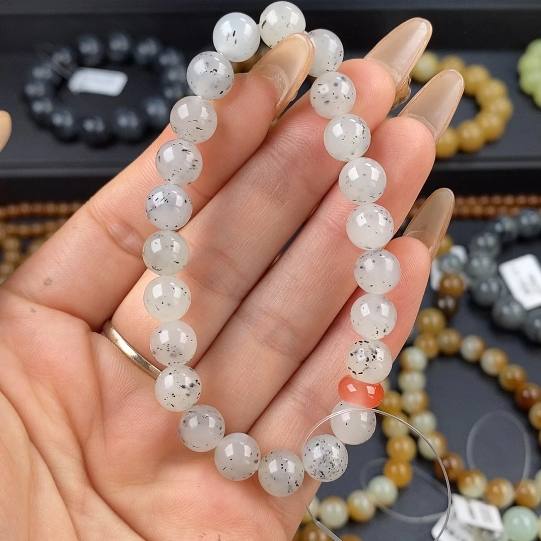 和田玉手串未镶嵌