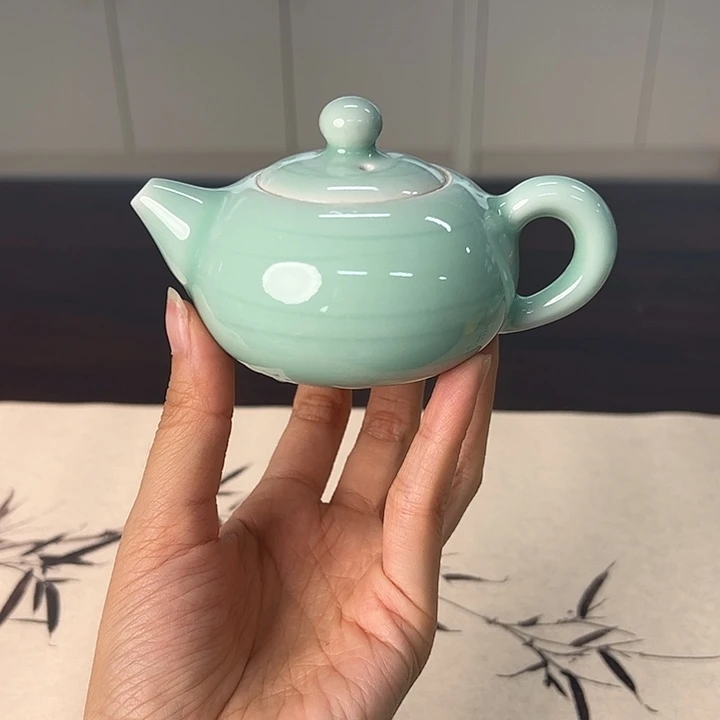 龙泉云间青瓷小米茶器