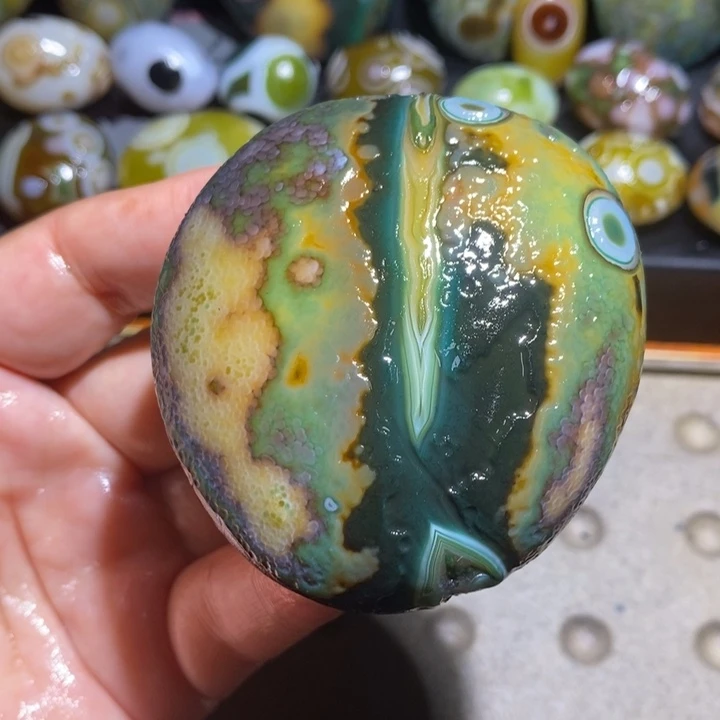 未镶嵌玛瑙/玉髓珠宝半成品22