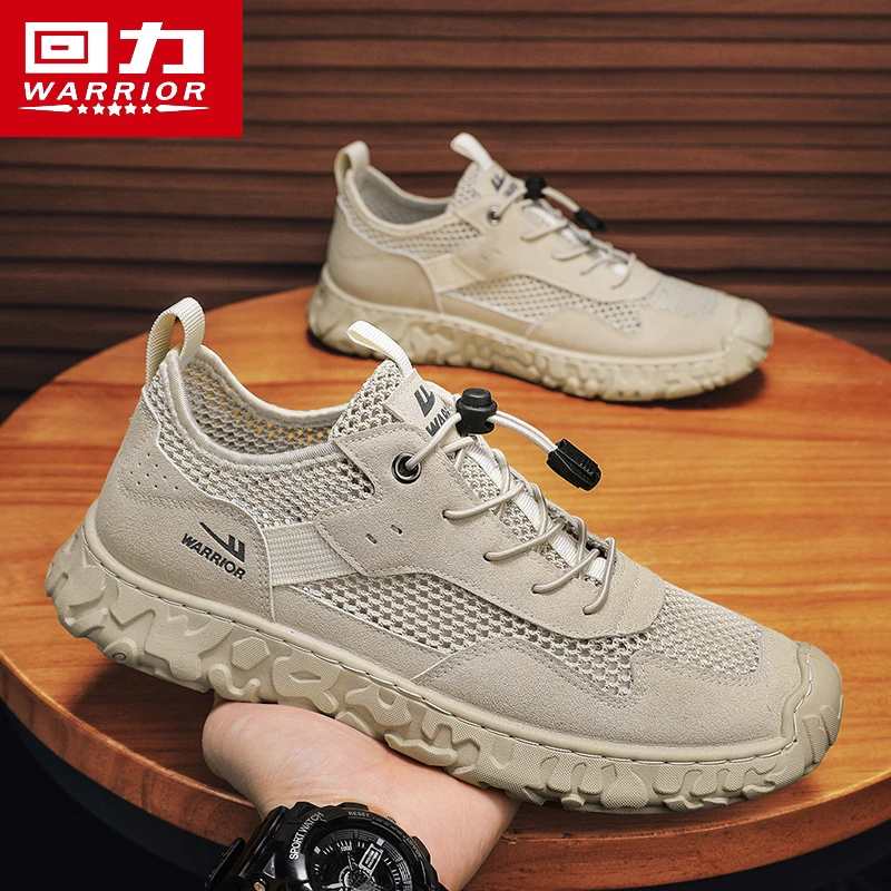 回力男鞋夏季外穿男士凉鞋户外运动镂空洞洞沙滩鞋百搭包头凉拖鞋