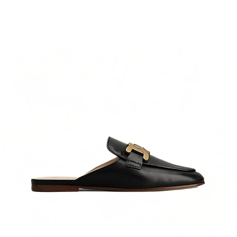 【香港发货】TOD'S托德斯夏季平底穆勒拖鞋 XXW79A0EX40NF5-B999