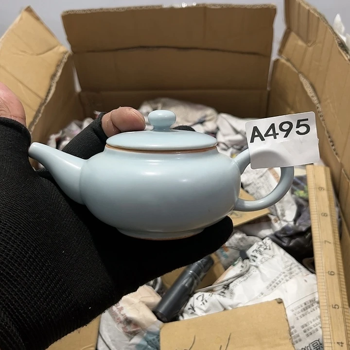 瓷片茶摆件工艺品摆件666