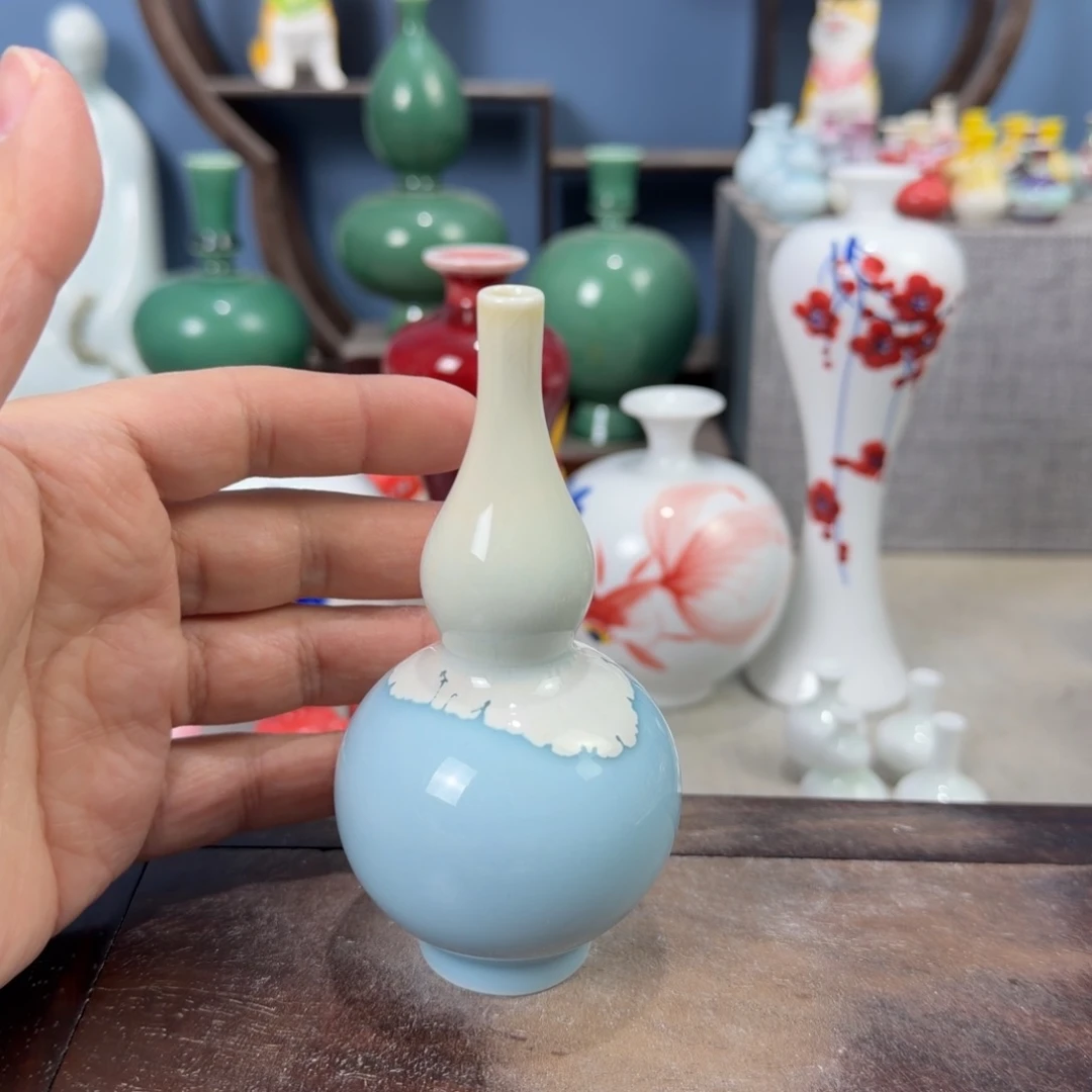 陶瓷手工小花器摆件