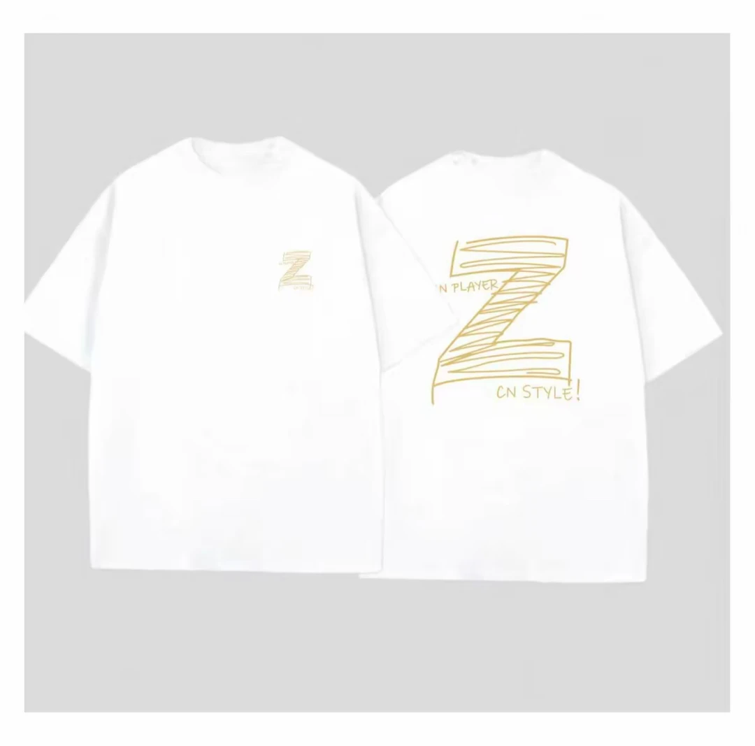 【短袖】重磅夏季纯棉T恤圆领短袖男女同款索罗娜-字母Z