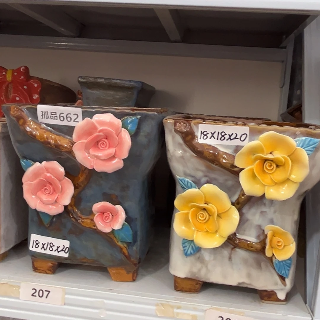 粗陶多肉花盆花盆