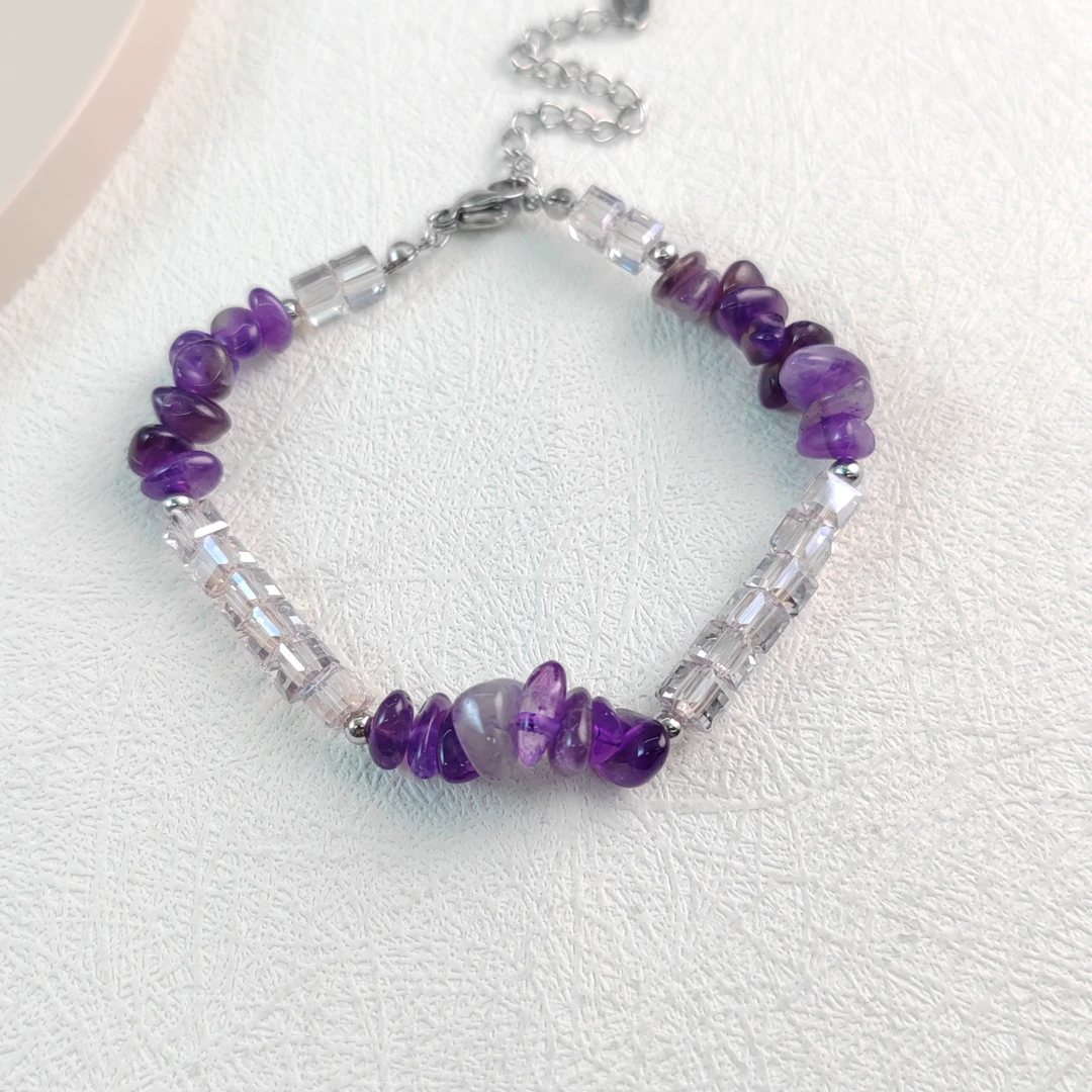 XUPING/旭平首饰 不锈钢亚克力手链 欧若风小众 GDJ T001060620