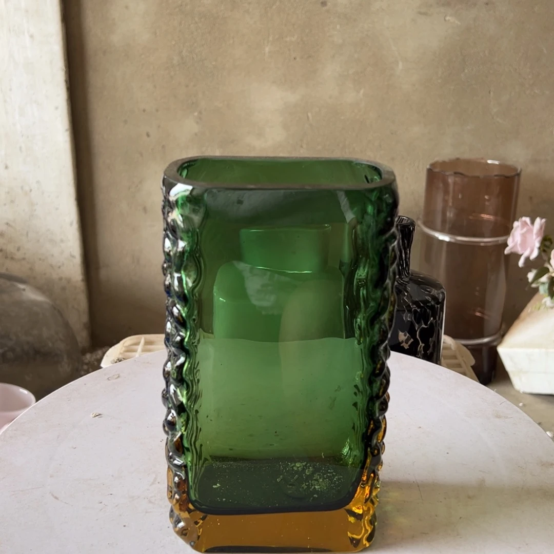 弘扬琉璃花器微瑕高度22