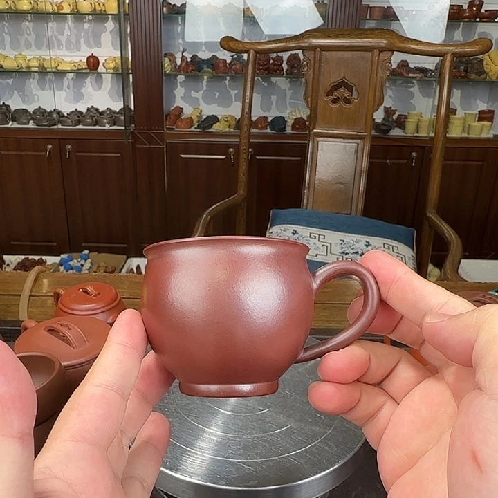 茶壶紫砂杯子石红