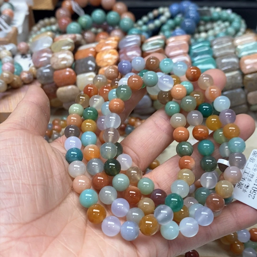 硅化珊瑚（珊瑚玉）手链未镶嵌钱****?175