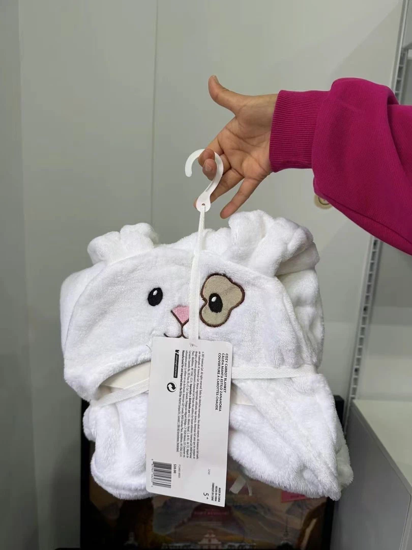 兔子披肩浴巾披风