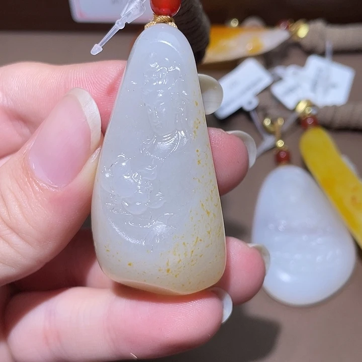 和田玉颈饰未镶嵌Y