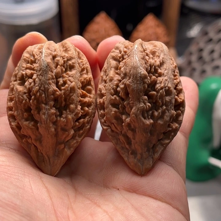 文玩核桃把件楸大胖93