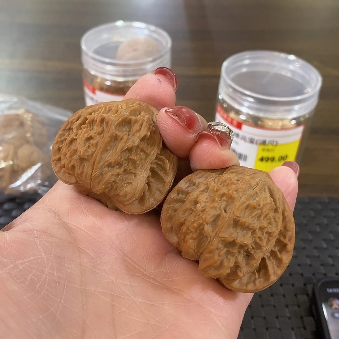文玩核桃把件太白三角43修
