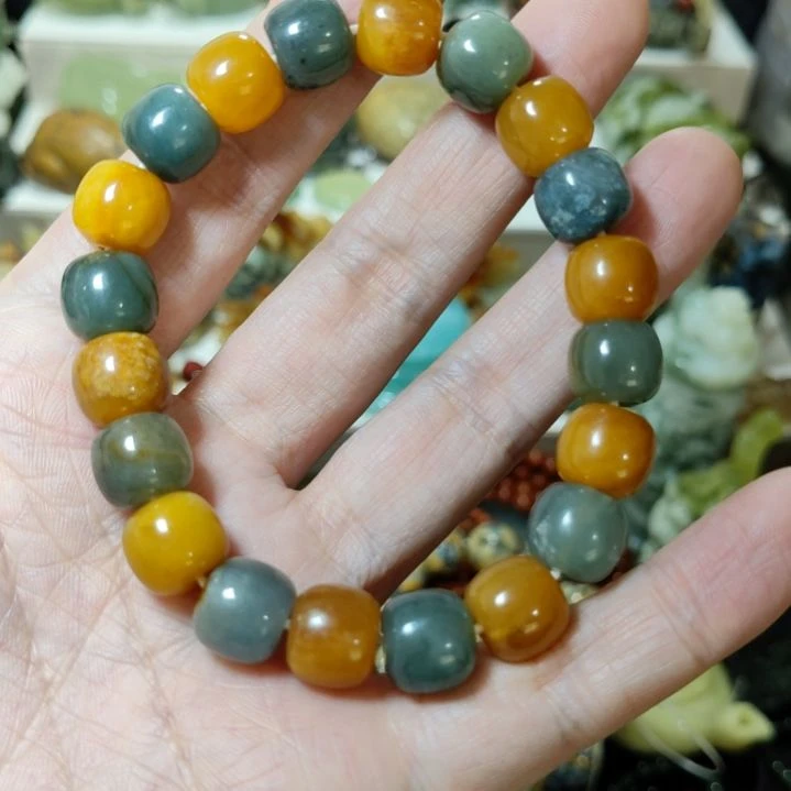 岫玉手串款式手串款式未镶嵌