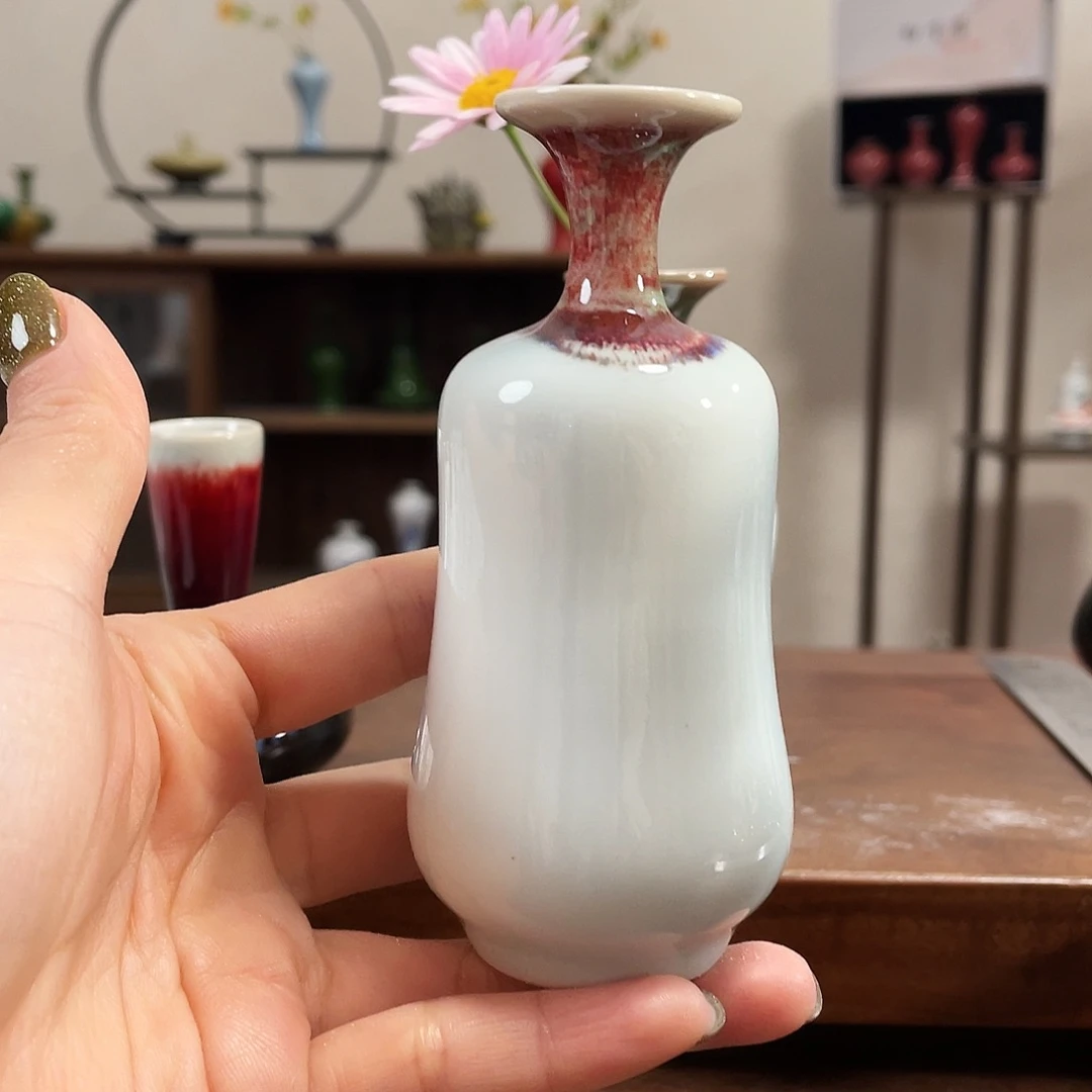 瓷片陶瓷艺术小花瓶