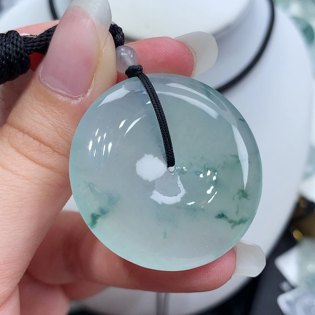 翡翠未镶嵌胸饰翡翠51，35.9/5.8