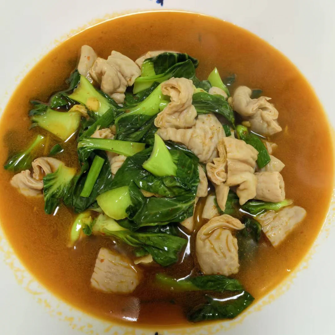 苏北盐城青菜大肠