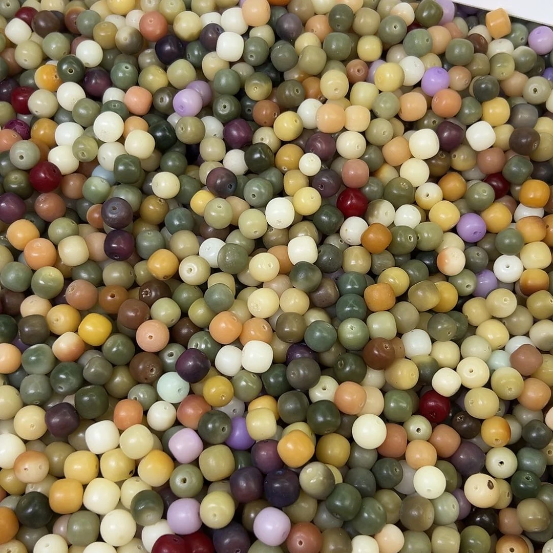 菩提根/象牙果吊坠微瑕多宝桶大小混200颗卡牌加100颗