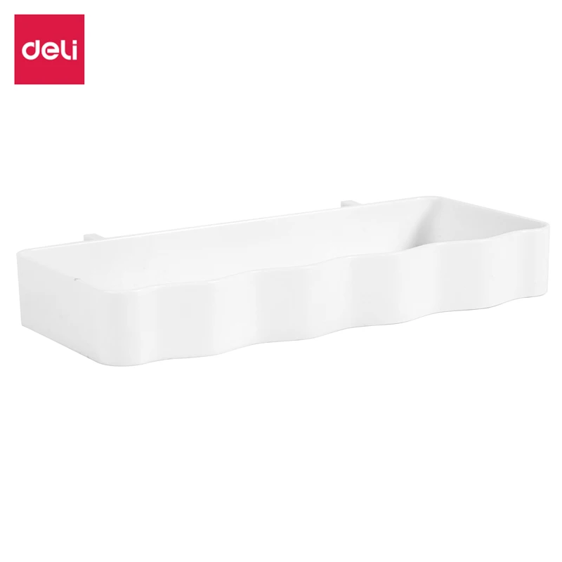 叶得力50424洞洞板托盘197*28*97mm(白色)(个)