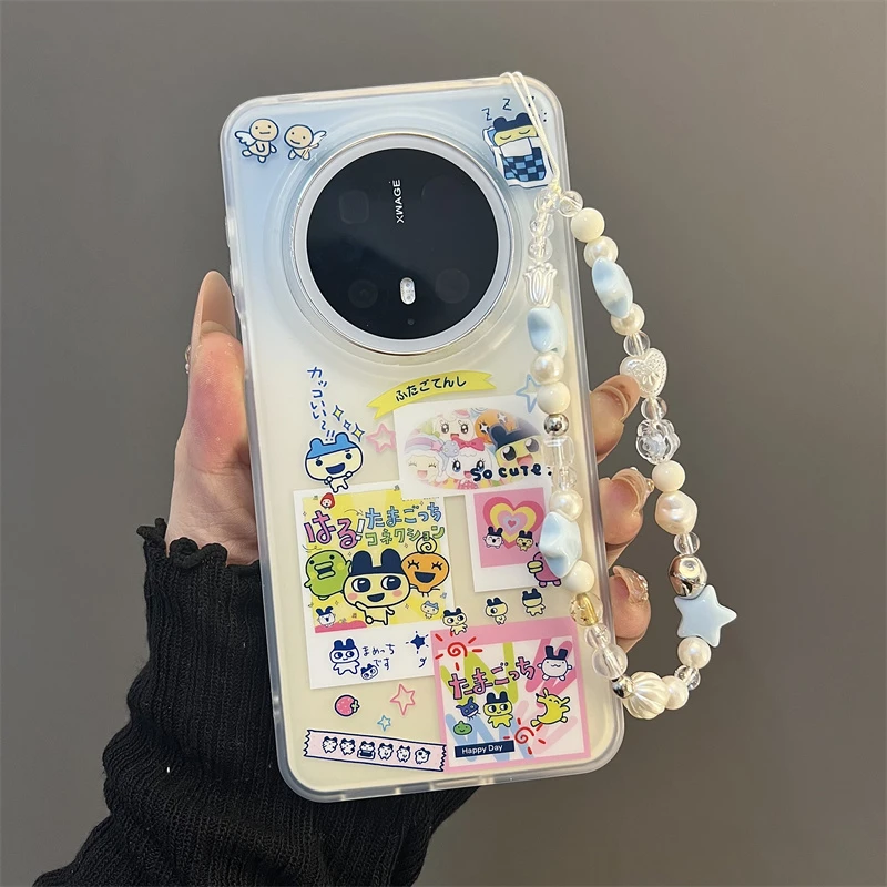 可爱睡觉括麻歌子适用华为mate70/60pro+手机壳pura70pro+链条女