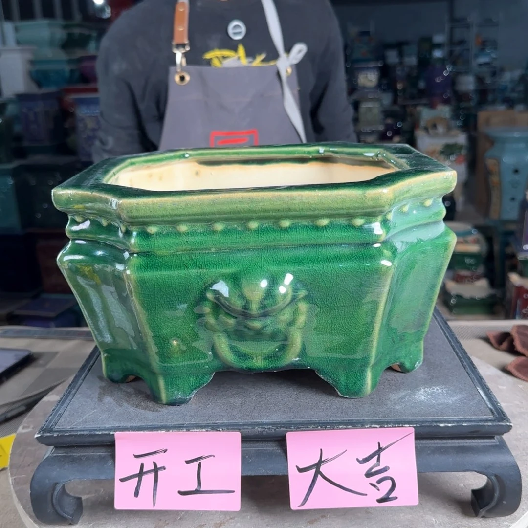 一风堂石湾花盆。微瑕