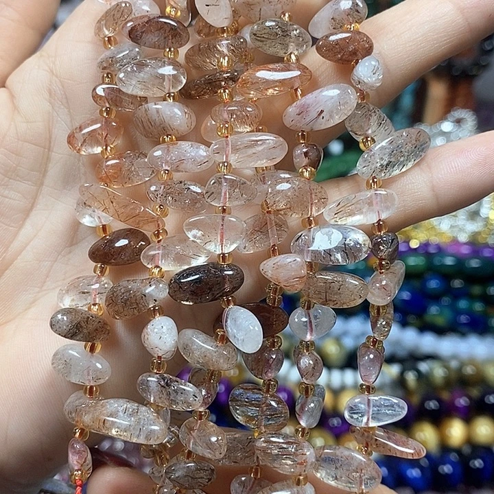 未镶嵌玛瑙/玉髓珠宝半成品天然黑金超七
