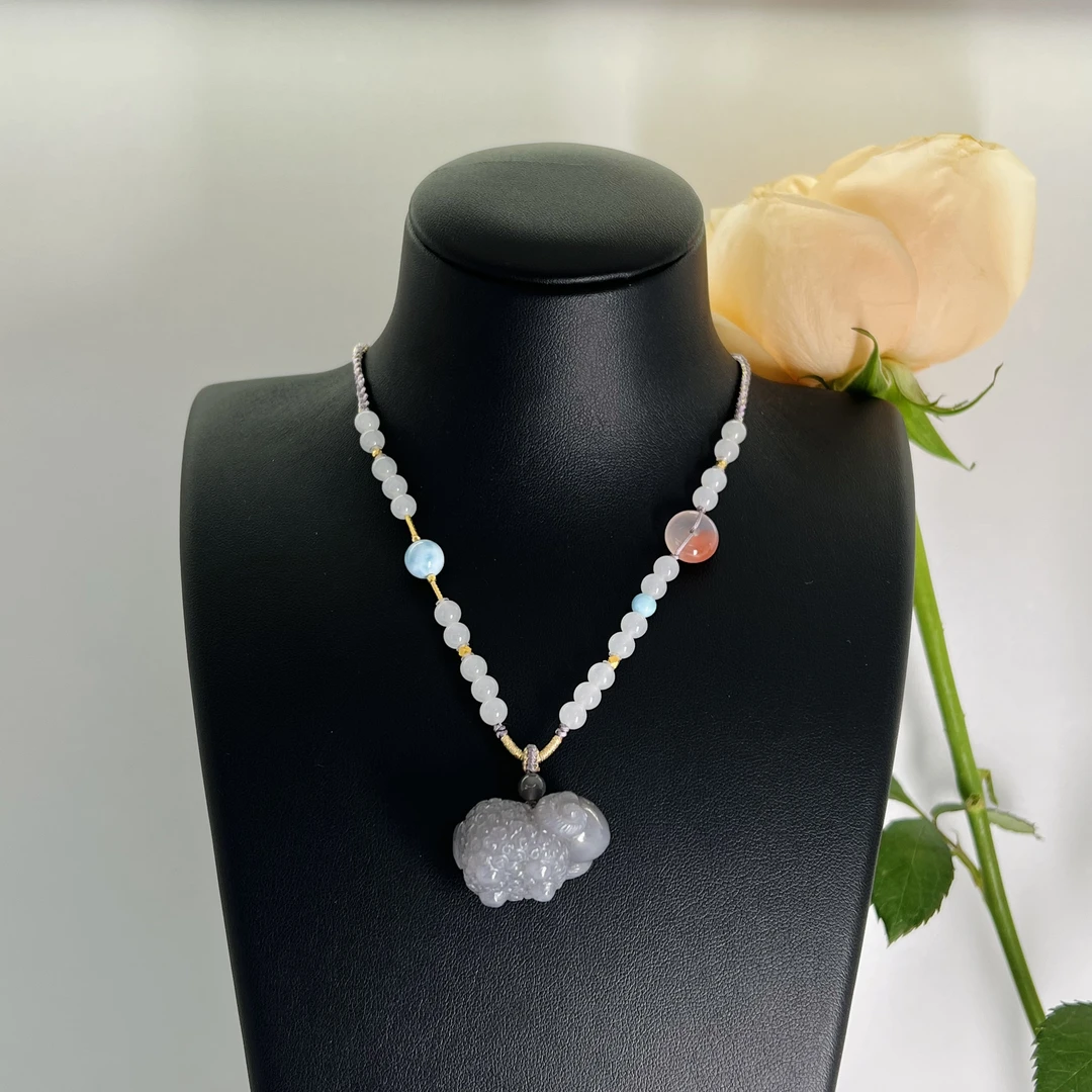 壹屿珠宝 0016 和田玉典藏小羊颈饰