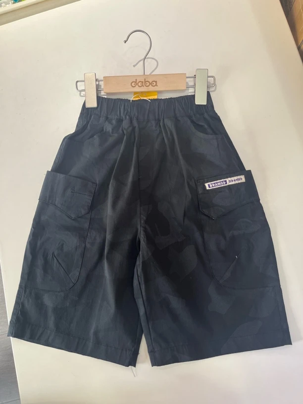 20106B 达巴男童短裤夏季迷彩五分裤新款工装
