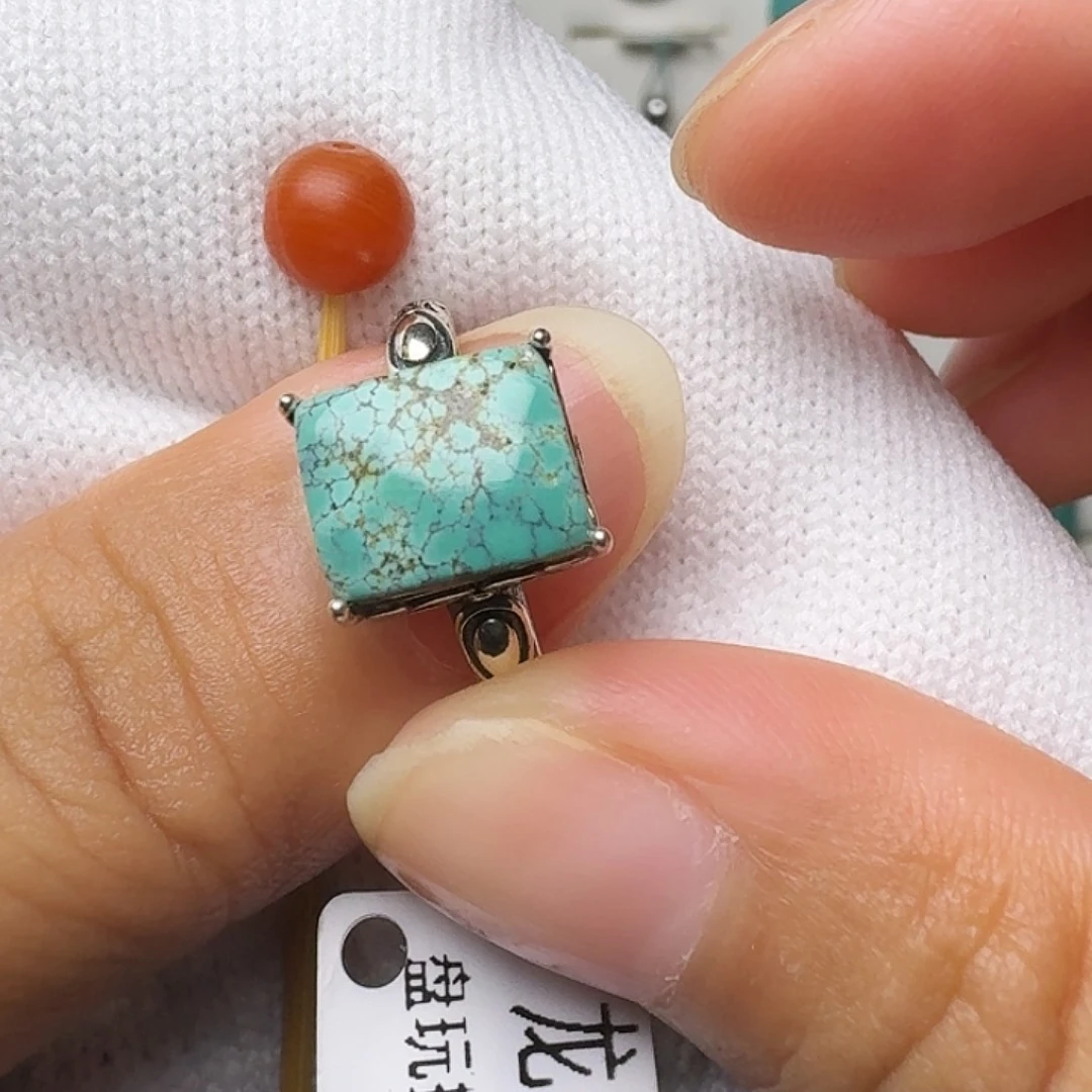 南红玛瑙银S925镶嵌珠宝奇石