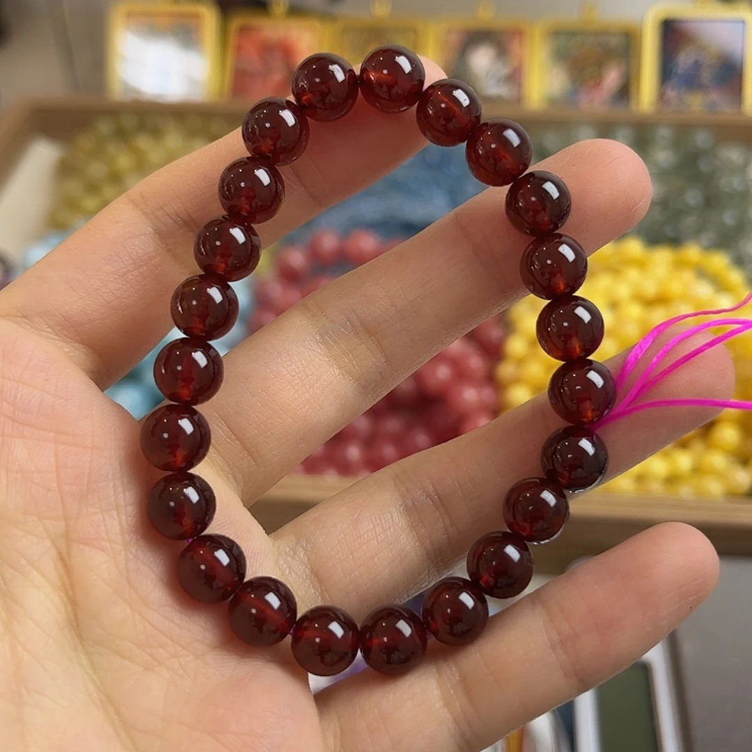 未镶嵌手链石榴石矿坑