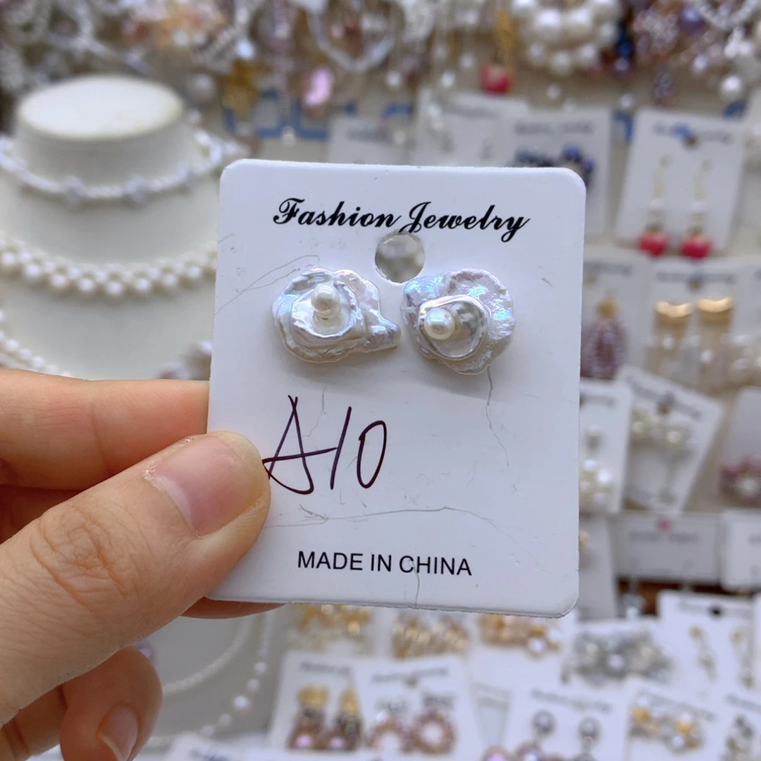 合金淡水珍珠项链