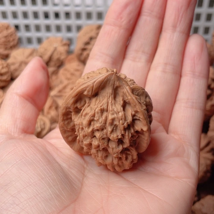 叹***川文玩核桃吊坠两愣一个