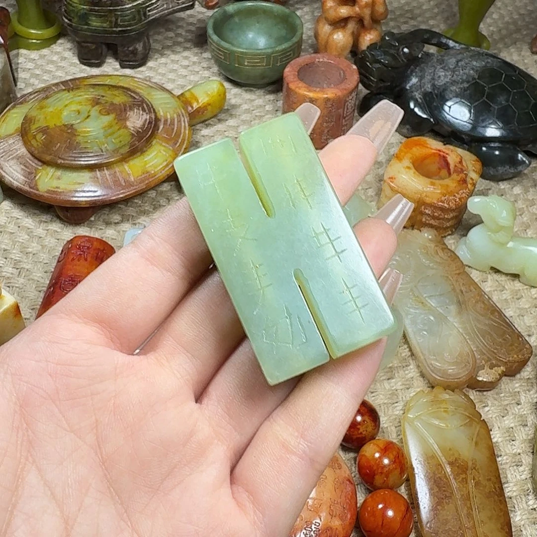 白玉菩提吊坠挂件