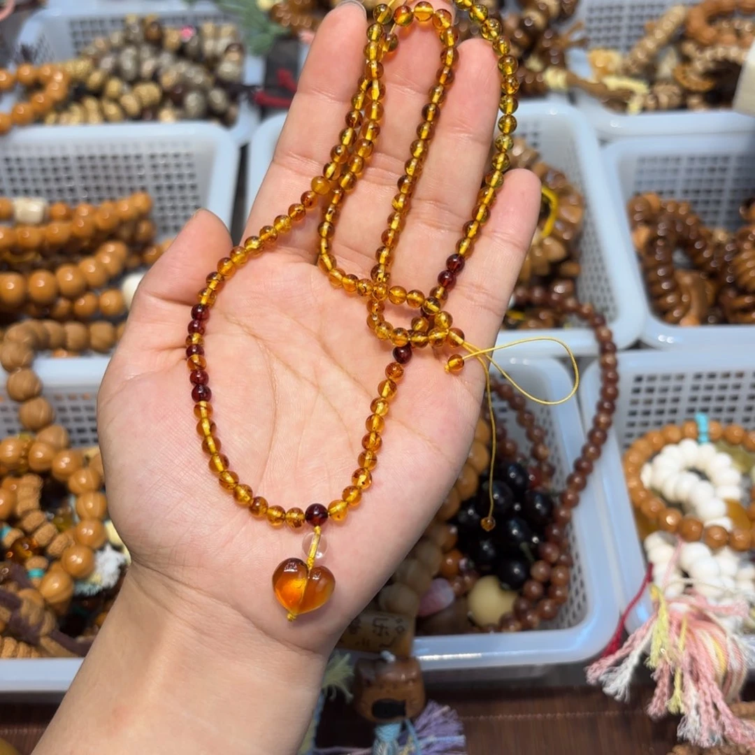 白玉菩提吊坠项链