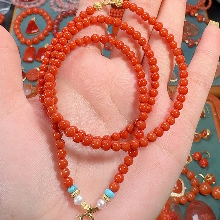 南红玛瑙未镶嵌4+万能链