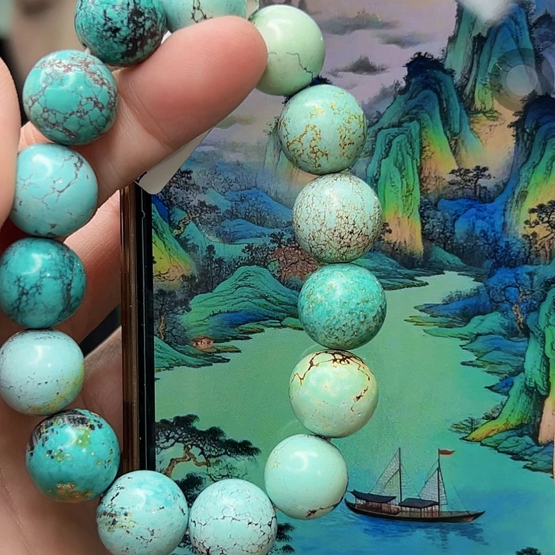 绿松石珠宝奇石未镶嵌