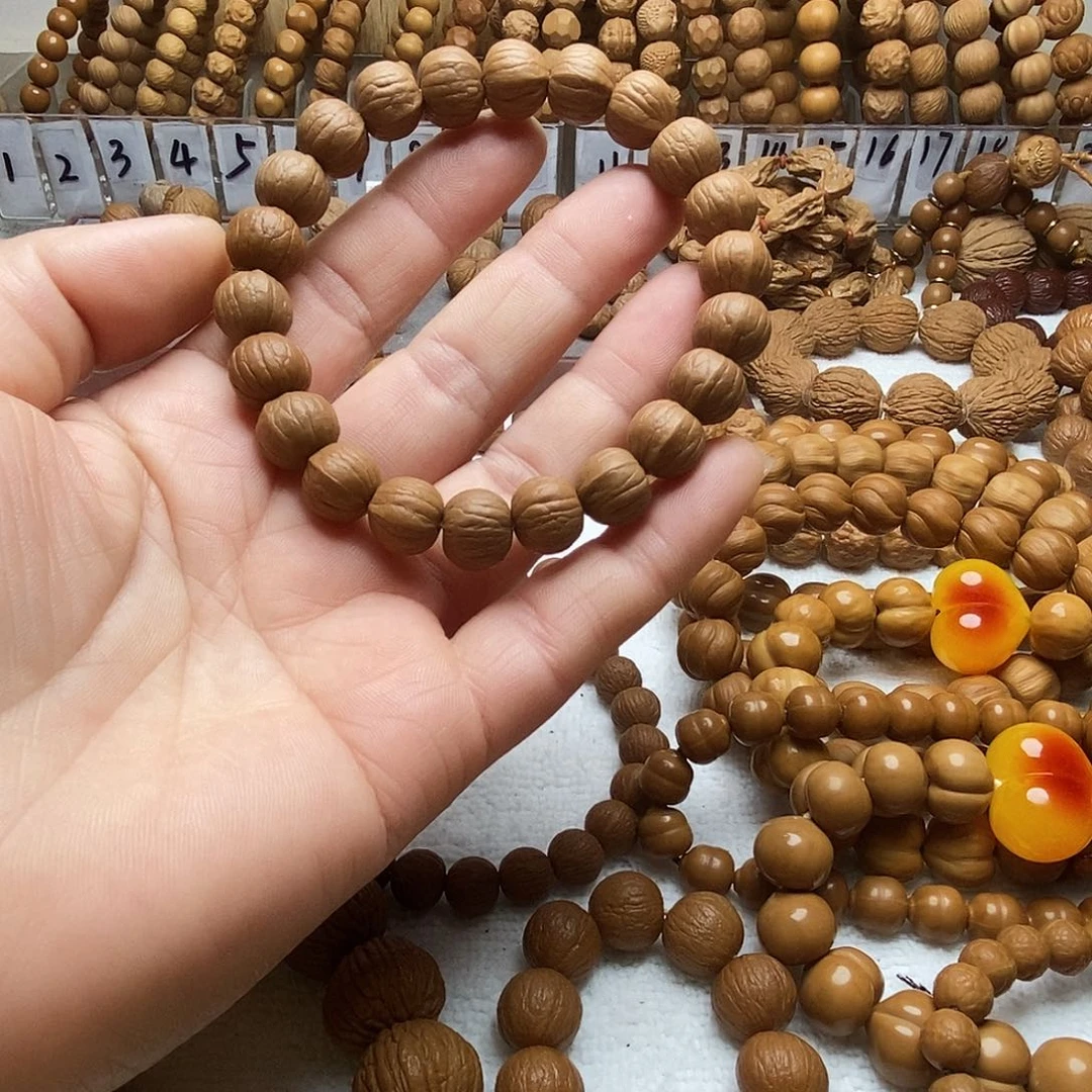 猴头核桃手串全品无暇原皮无修【双歧南瓜】