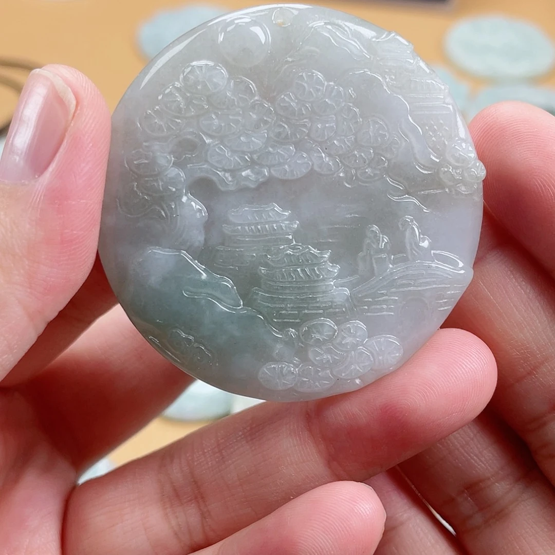 翡翠未镶嵌颈饰翡翠
