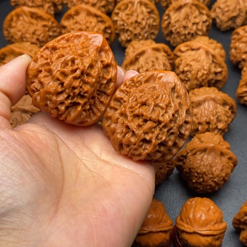 【闪购商品】文玩核桃把件43官帽