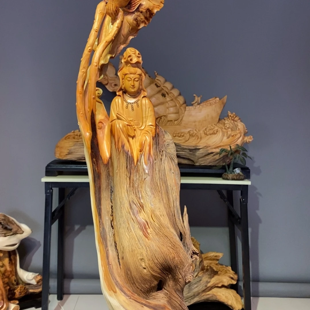 柏木（崖柏）崖柏木雕刻