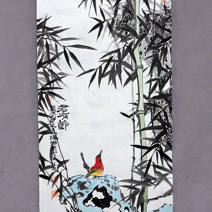 国画亲笔手绘放心去藏