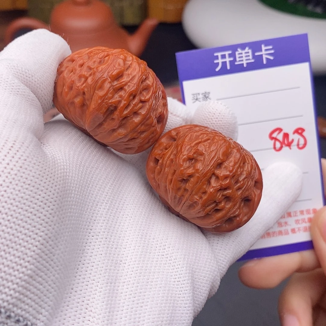 文玩核桃把件40铁锤848