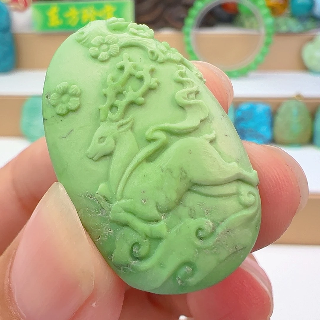 未镶嵌绿松石项链