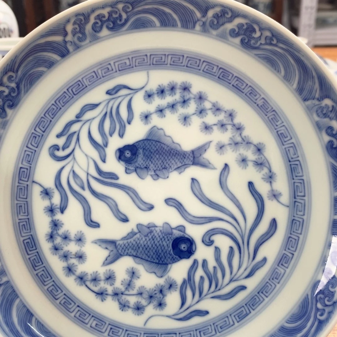 乞****鱼手工手绘柴窑单杯