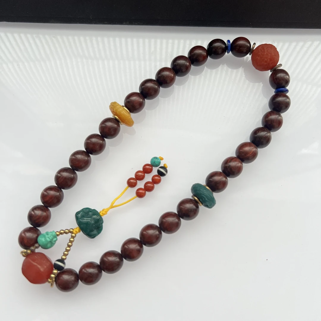 与你一起【小叶檀手持】小叶紫檀手持老泥料玻璃底